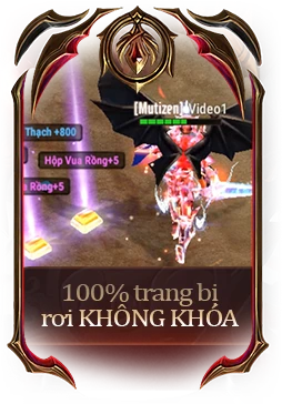 100% trang bị rơi không khóa