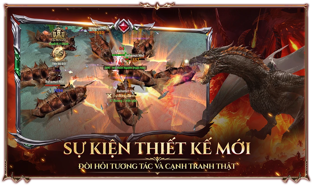 Sự kiện thiết kế mới - đòi hỏi tương tác và cạnh tranh thật