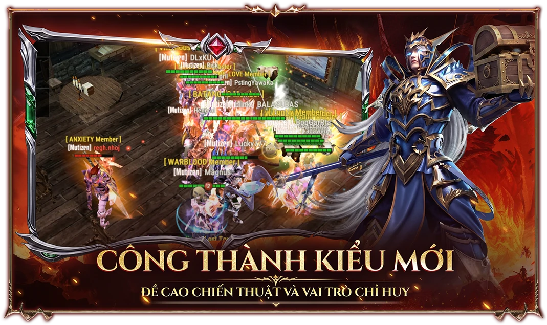 Công thành kiểu mới - đề cao chiến thuật và vai trò chỉ huy
